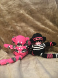 Mini Sock Monkey Twins